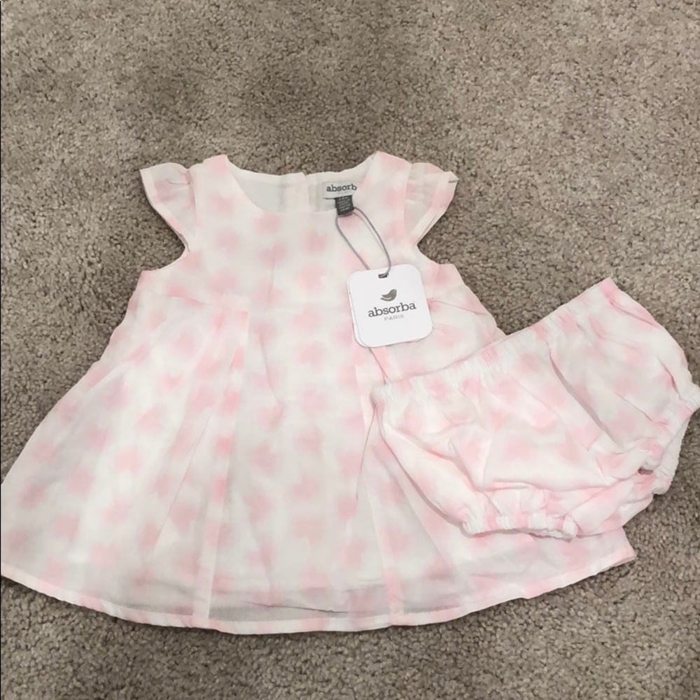 absorba Paris 3-6mth girl dress